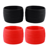 2 Pair Road Bike Drop Bar Fixed Gear Bicycle Handlebar Tape Bundle Ring 02