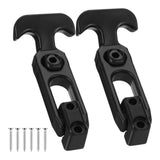 Maxbell 2Pcs T Handle Hasp Draw Latch Replacement for Engineering Machine Coolers RV Black