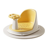 Baby Bath Seat Support Bath Chair Stability with Suction Cups Sit up Bathing yellow