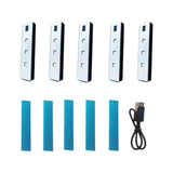 Car Door Detection Lamp, Cordless light-emitting diode, Color Changing, Waterproof, Safety Warning RGB 5pcs Door+Trunk