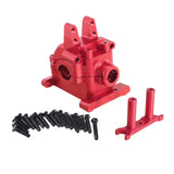 Maxbell Metal Front Gearbox Housing Gear Box Shell for 1/14 14301 14302 14303 RC Car Red