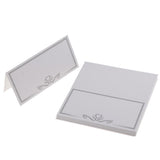 Maxbell 25 Vintage White Blank Place Name Card Wedding Table Cards Supplies - Aladdin Shoppers