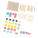 Maxbell Spinny Gears for 4-6 Years Old Educational Learning Toy Gears and Screws Set