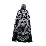 Maxbell Halloween Cloak with Hood Wizard Cosplay for Roles Play Carnivals Stage Show Style C