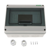 Maxbell 5 / 8 Ways Plastic Distribution Box for Circuit Breaker Indoor On the Wall 8WAYS