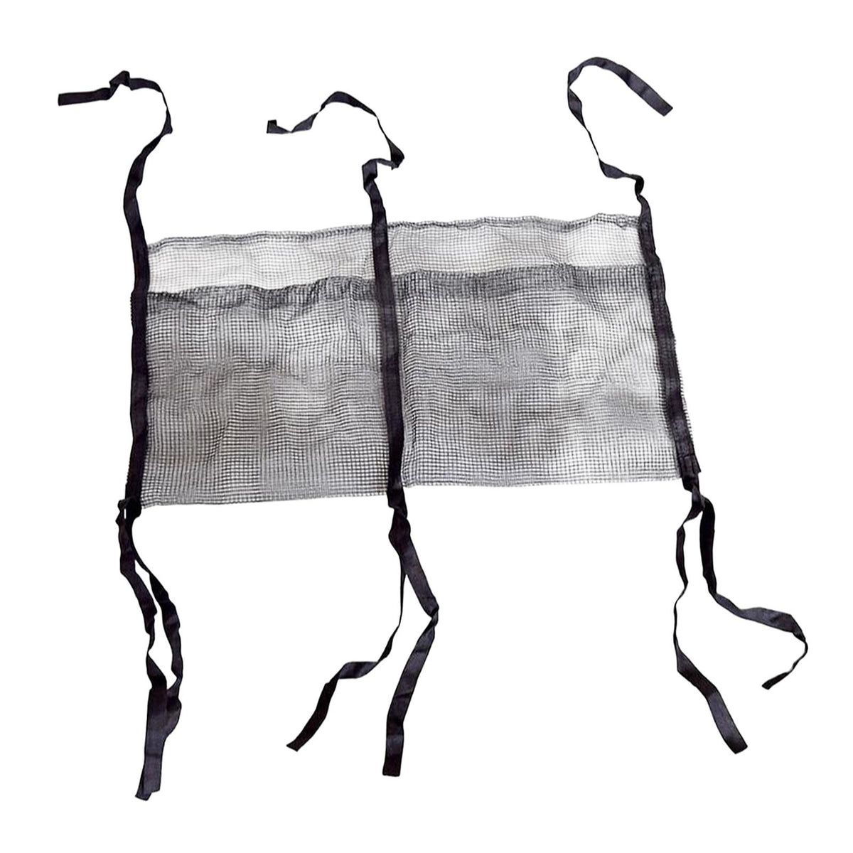 Maxbell Trampoline Shoes Storage Bag Portable Easy Setup Trampoline Storage Mesh Bag 2 Pockets