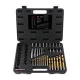 Maxbell 49x Bolt Extractor Kit Garage Repair Broken Bolt Remover Tools Portable Case