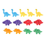 Maxbell Counting Sorting Toy Pairing Dinosaur Fine Motor Toy for Construction Skills Alphabet