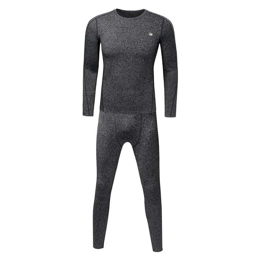 Maxbell Maxbell Women Men Skiing Base Layer Thermal Long Johns Underwear Set  Men	L