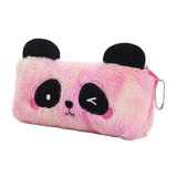 Maxbell Plush Pencil Case Novelty Lightweight Pencil Bag for Kids Children Rose