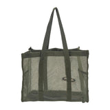 Maxbell Mesh Shower Tote Bag Basket Bath Organizer for Swimming Bathroom Beach Green