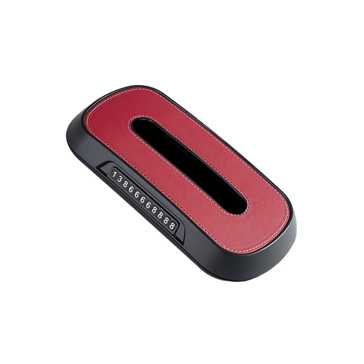Car Tissue Box Holder Sun Visor for Byd Atto 3 Parking Number Card Red