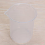 Maxbell 5Pcs 100ml Transparent Plastic Laboratory Measuring Graduated Beaker New