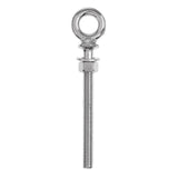 Maxbell Rustproof Durable Corrosion Resistant 316 Stainless Steel Long Lifting Eye Bolt With Nut And Washer M12 X 120mm Silver - Aladdin Shoppers