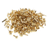Maxbell 200pcs Iron Metal Brads Round Embellishment for DIY Card Making Party Decors