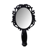Maxbell Maxbell Travel Portable HD Handheld Cosmetic Vanity Mirror Makeup Beauty Tool Black