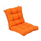 Maxbell Outdoor Seat Back Chair Cushion Rocking Seat Cushion for Balcony Living Room Orange