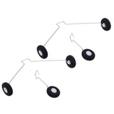 4pcs Fixed Wing Airplane Front and Hind Landing Gear for WLtoys F949 Parts
