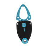 Maxbell Mini Fish Gripper Built in Spring for Gift Fishing Tackle Fish Lip Grip Tool Blue Black