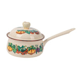 Maxbell Small Enamel Milk Pot Milk Pot Nonstick for Kitchen Induction Cooker Camping