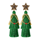 Christmas Earrings Exaggerated Temperament Earrings Jewelry for Holiday Gift Style A