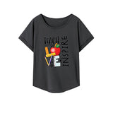 Maxbell Maxbell Women's T Shirt Summer Clothing Casual Basic Tee for Street Commuting Office XXL