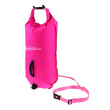 Maxbell High Visibility Inflatable Dry Bag Safety Swim Buoy Tow Float Fluo Rosy - Aladdin Shoppers