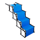 Folding Dog Stairs Stable Reinforced Steel Tube Dog Steps for SUV Car Trucks