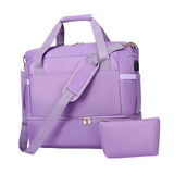 Maxbell Sports Gym Bag Luggage Handbag Travel Duffle Bag for Travel Camping Exercise Purple