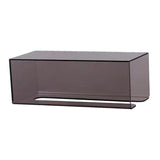 Maxbell Toilet Paper Holder Wall Mounted Stable Organizer for Bathroom Kitchen Hotel Black S