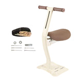 Maxbell Kids Bike Seat Metal Attachment Cycling Accessories Easy to Install Foldable Khaki