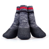 Maxbell Maxbell Anti-slip Pet Dog Socks Shoes Boots Warm Cotton Socks Paw Protector Grey_XL