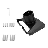 Maxbell Antenna Roof Support Thick Satellite Internet Roof Mount for Trailer Outdoor Black