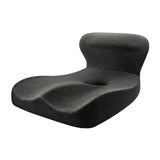 Maxbell Memory Foam Seat Cushion Student Pad Car Seat Back Support Sitting Chair Pillow Dark Gray