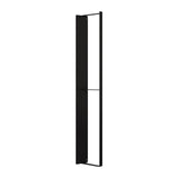 Maxbell Washing Machine Side Rack Coat Hanger Storage Basket for Home Office Bedroom black Double layer