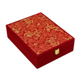 Wedding Jewelry Set Gift Box Red Velvet Jewelry Box for Valentine Gift Gifts 20cmx26cmx7.5cm