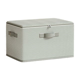 Maxbell Folding Storage Box with Lid Fashion Zipper Basket for Quilt Clothing Office