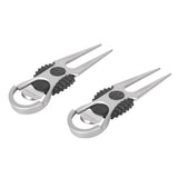 Maxbell Silver Golfer Club Golf Divot Tool with Ball Marker Repair Tool