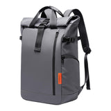 Maxbell Laptop Backpack Men Water Resistant Rucksack for Backpacking Shopping Travel Grey