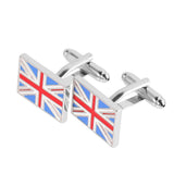Maxbell Phenovo UK United Kingdom Flag Union Jack Cufflinks Men's Shirts Cuff Links - Aladdin Shoppers
