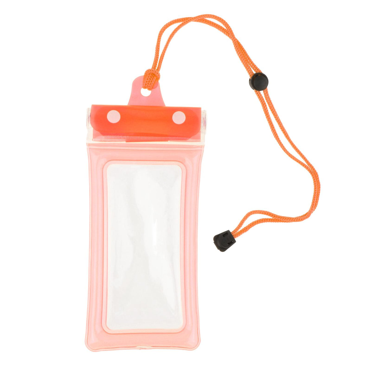 Maxbell Waterproof Cell Phone Pouch Versatile Dry Bag for Snorkeling Rafting Surfing Orange