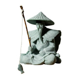 Maxbell Sandstone Statue Art Miniature Figurine for Micro Landscape Garden Flowerpot Style A