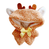 Maxbell 6.69inch Doll Clothes Cute Soft Stylish Decor Dress up Outifit Doll Clothing Khaki