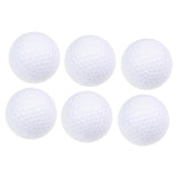 Maxbell 6Pcs Golf Floating Balls Practical Practice Aid for Golfers Pool Competition White
