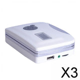 3xPortable Cassette Player/ Built-In Mic Recorder No Need Computer