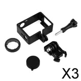 Maxbell 3xStandard Frame Housing Case+UV Lens Cover+Protector Cover for  Hero 4 3