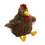 Maxbell Chicken Plush Pillow Toy Stuffed Animal Pillow Birthday Gift for Living Room 28cm