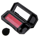 Maxbell Double Color Shimmer Waterproof Fine Powder Eyeshadow with Stamp 1#Mermaid Peach Flower - Aladdin Shoppers