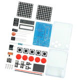 DIY Game Soldering Kit Pixel Game for Kids Family and Friends School College round red light