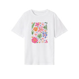 Maxbell Maxbell Womens T Shirt Summer Round Neck Crew Neck Shirt for Travel Shopping Holiday XXL White